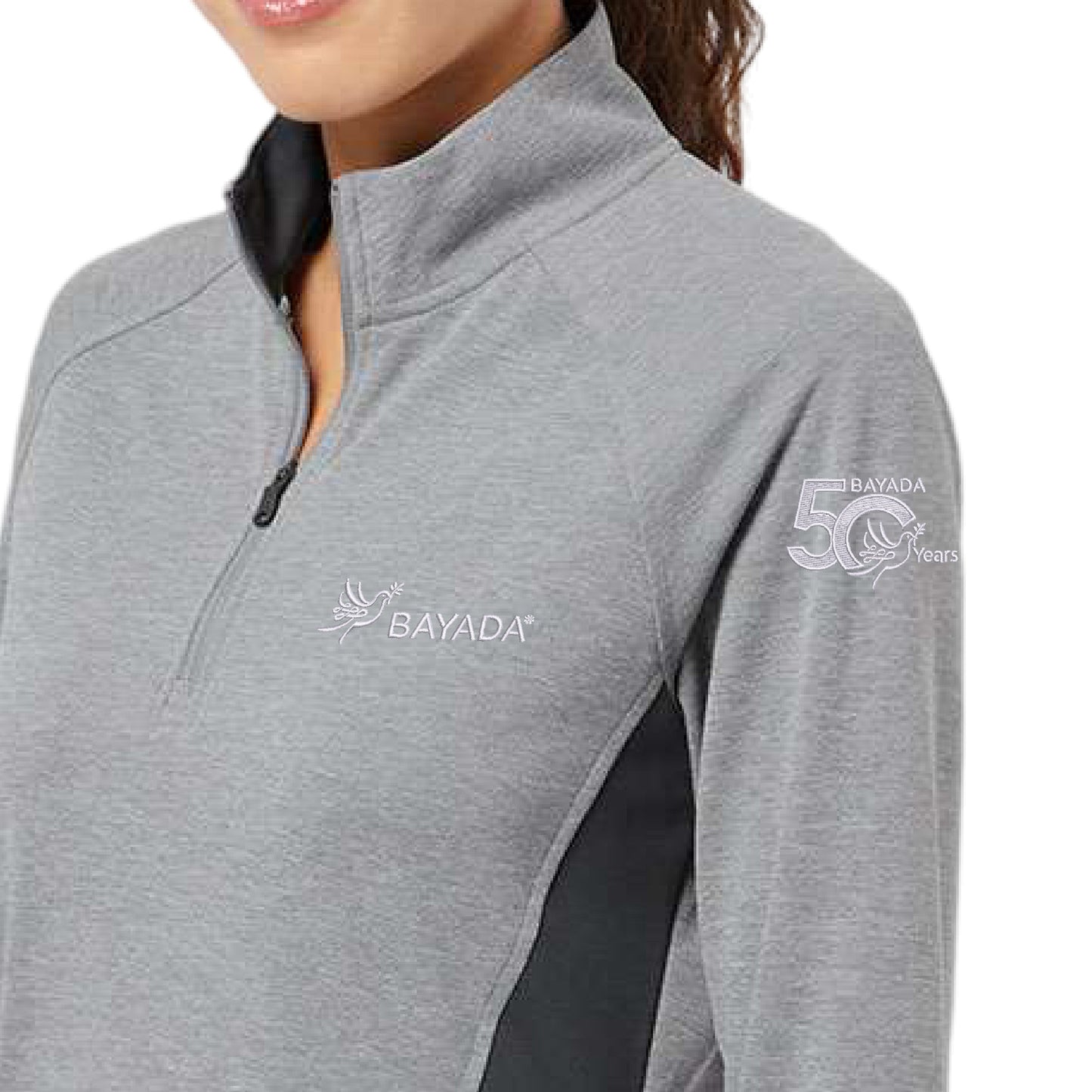 Ladies Adidas Lightweight 1/4 Zip