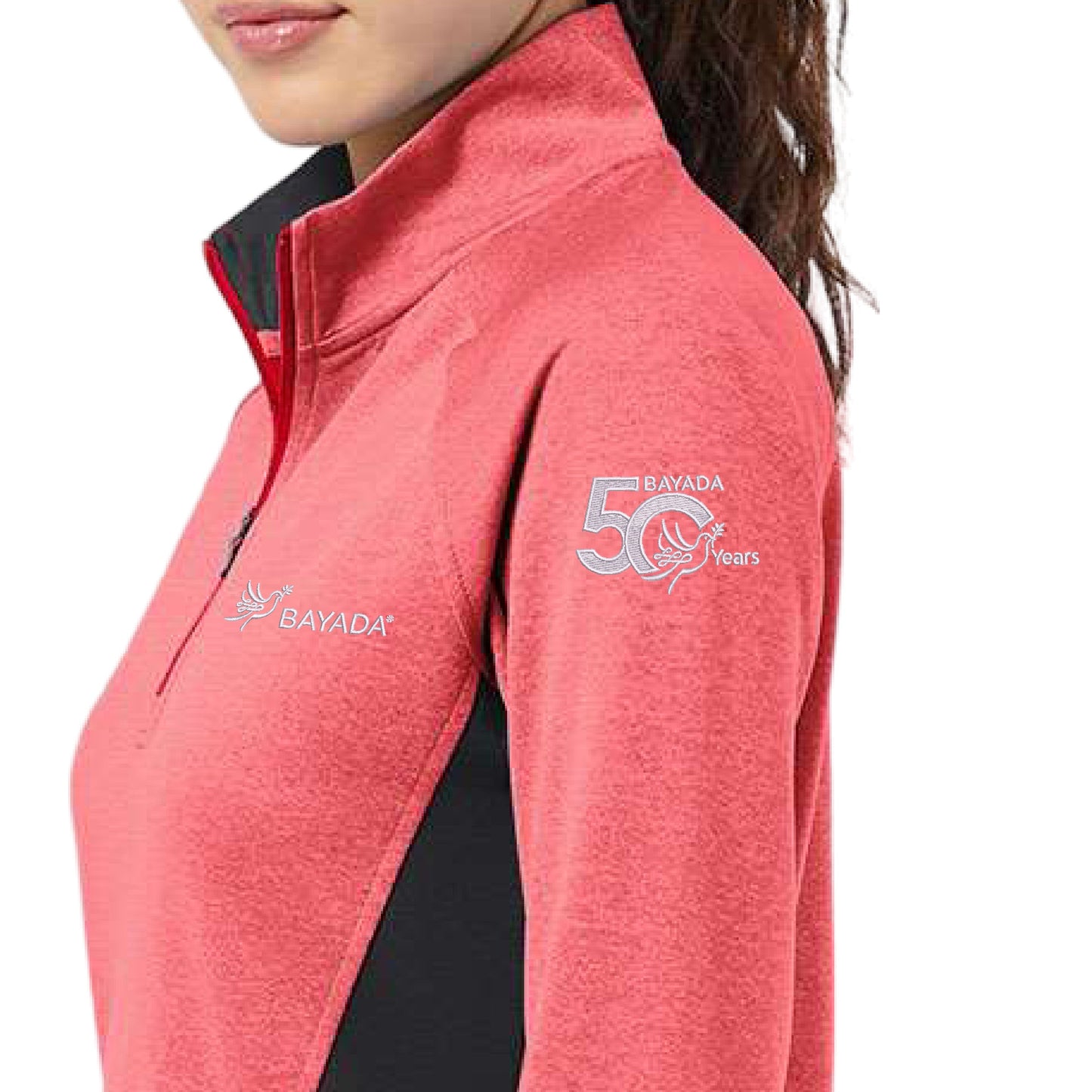 Ladies Adidas Lightweight 1/4 Zip