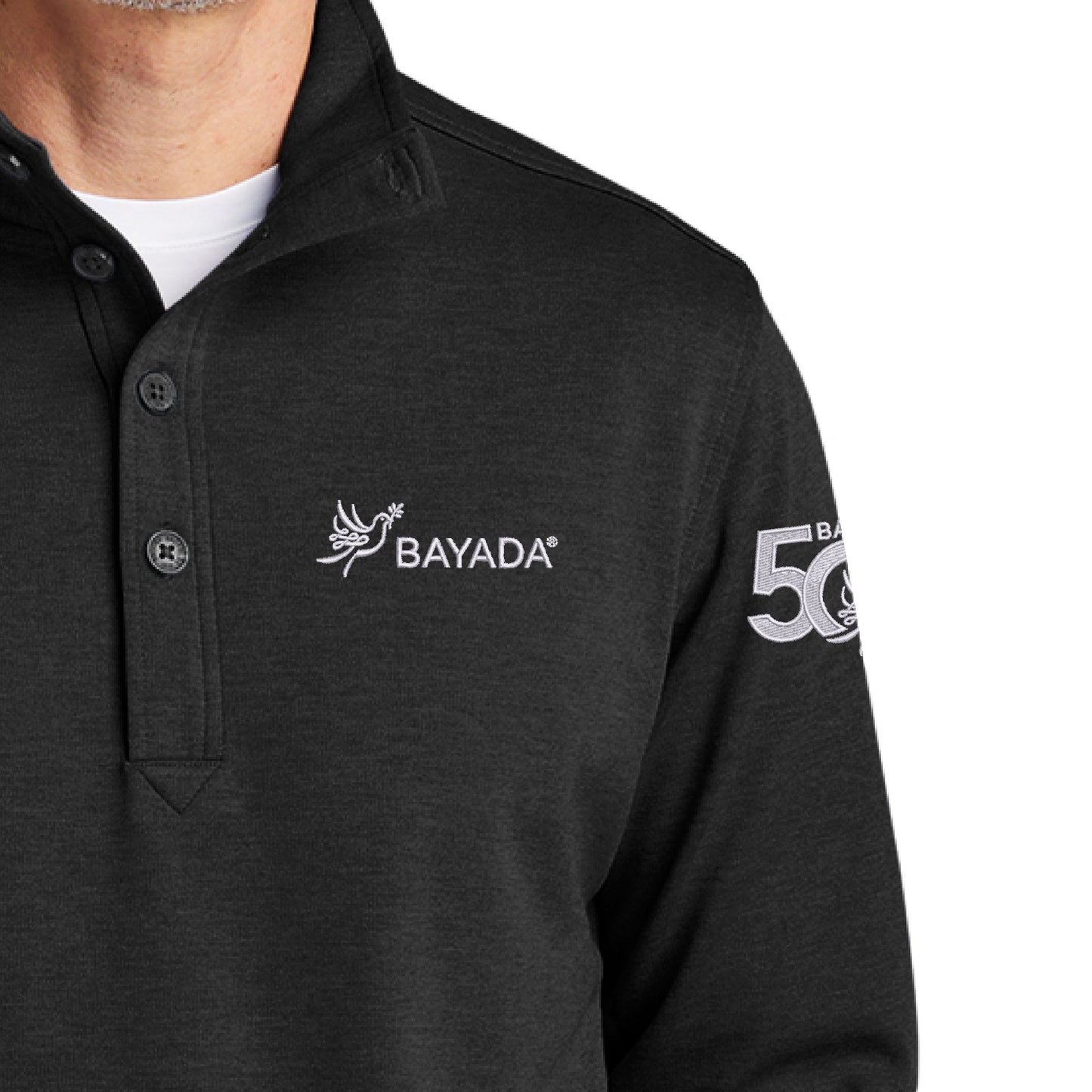 BB Mid-Layer Stretch 1/2 Button