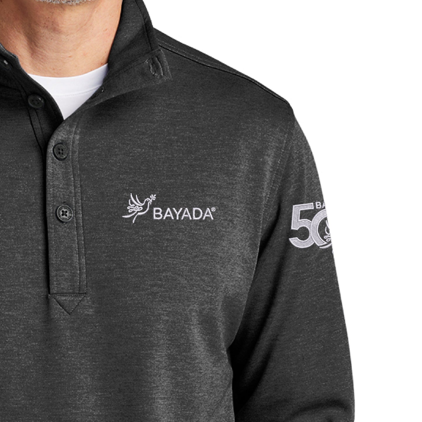 BB Mid-Layer Stretch 1/2 Button