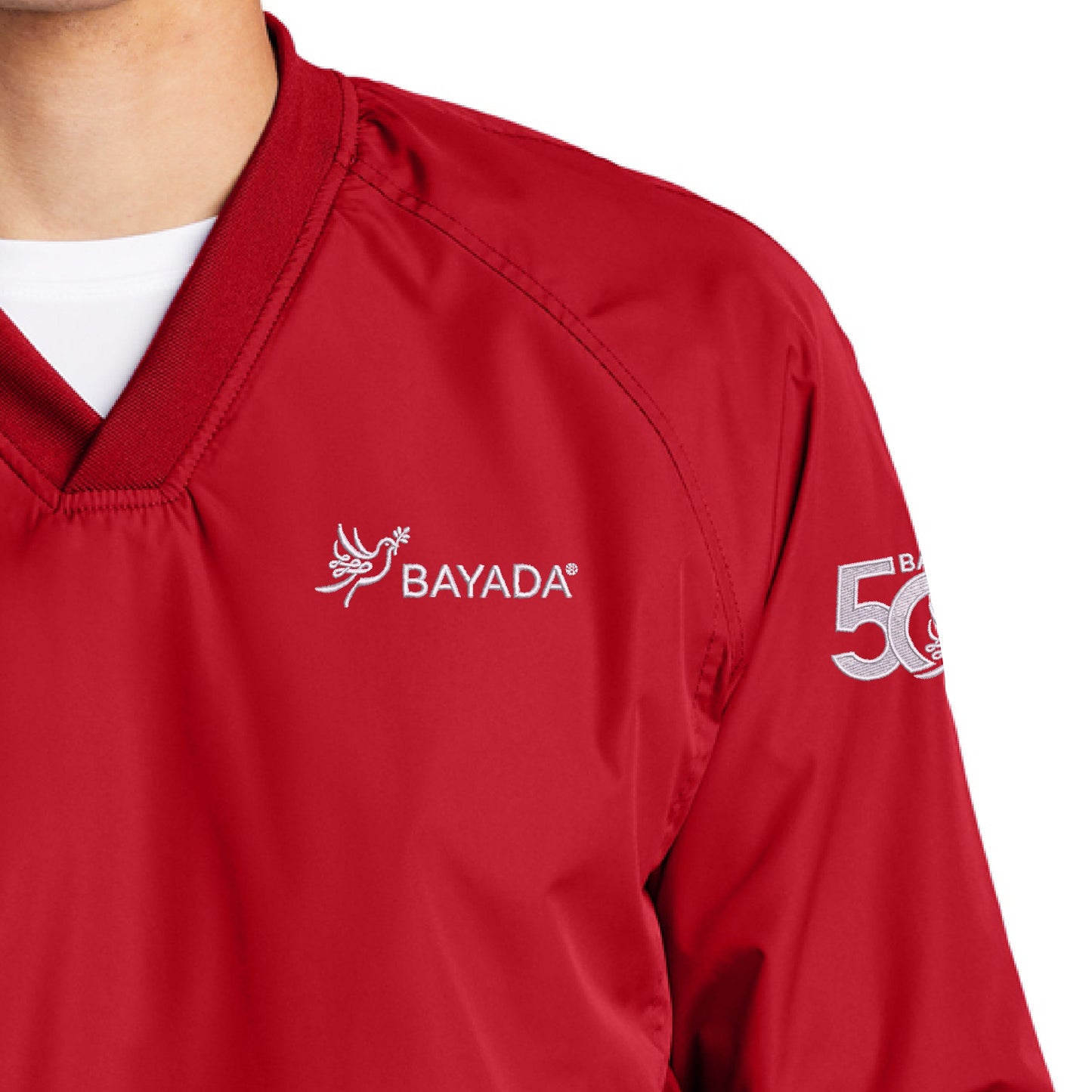 V-Neck Raglan Wind Shirt