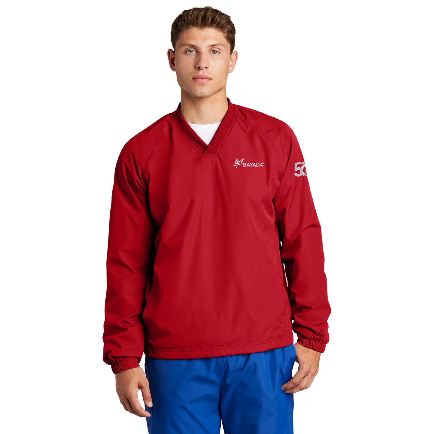 V-Neck Raglan Wind Shirt