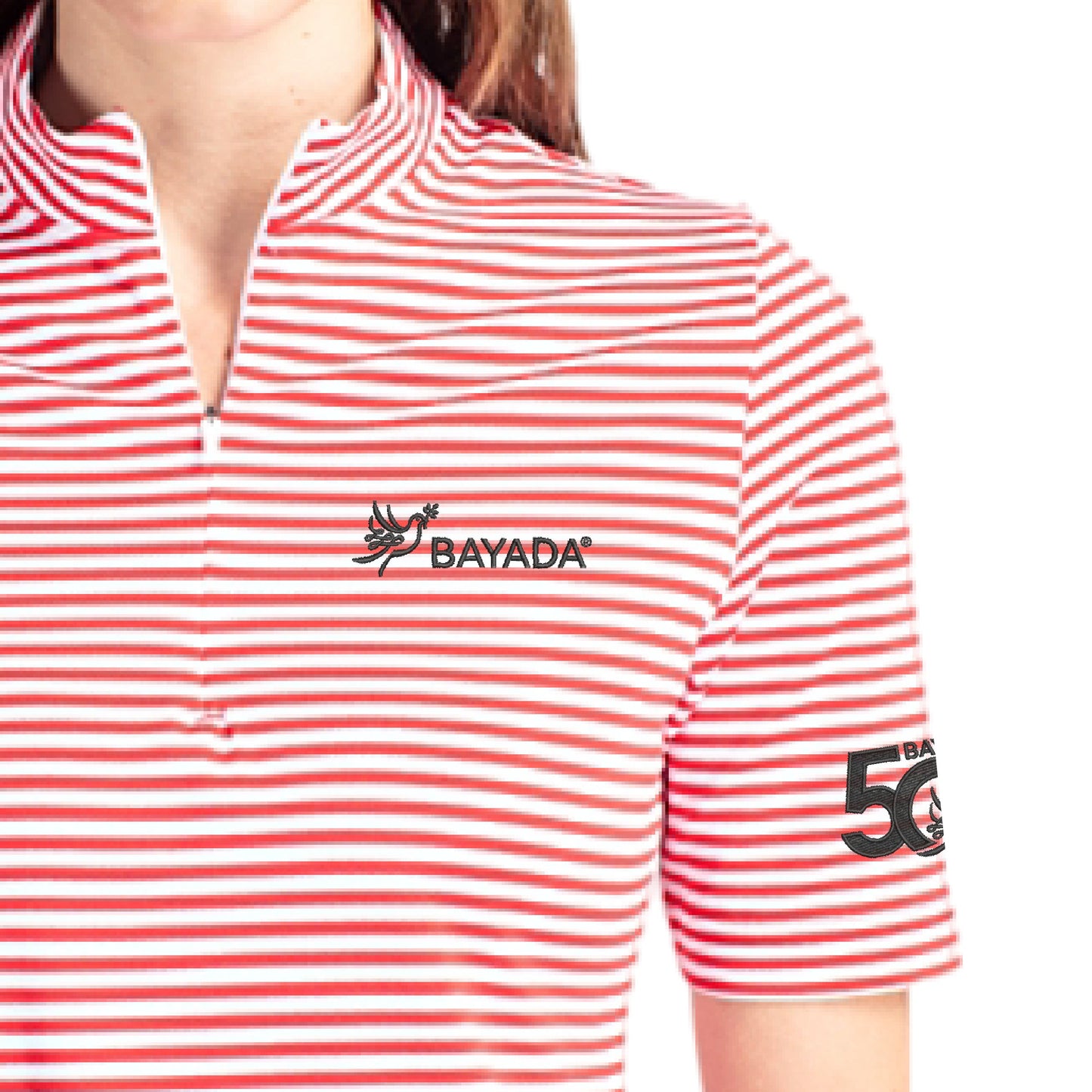 Ladies CutterBuck Virtue Stripe Top