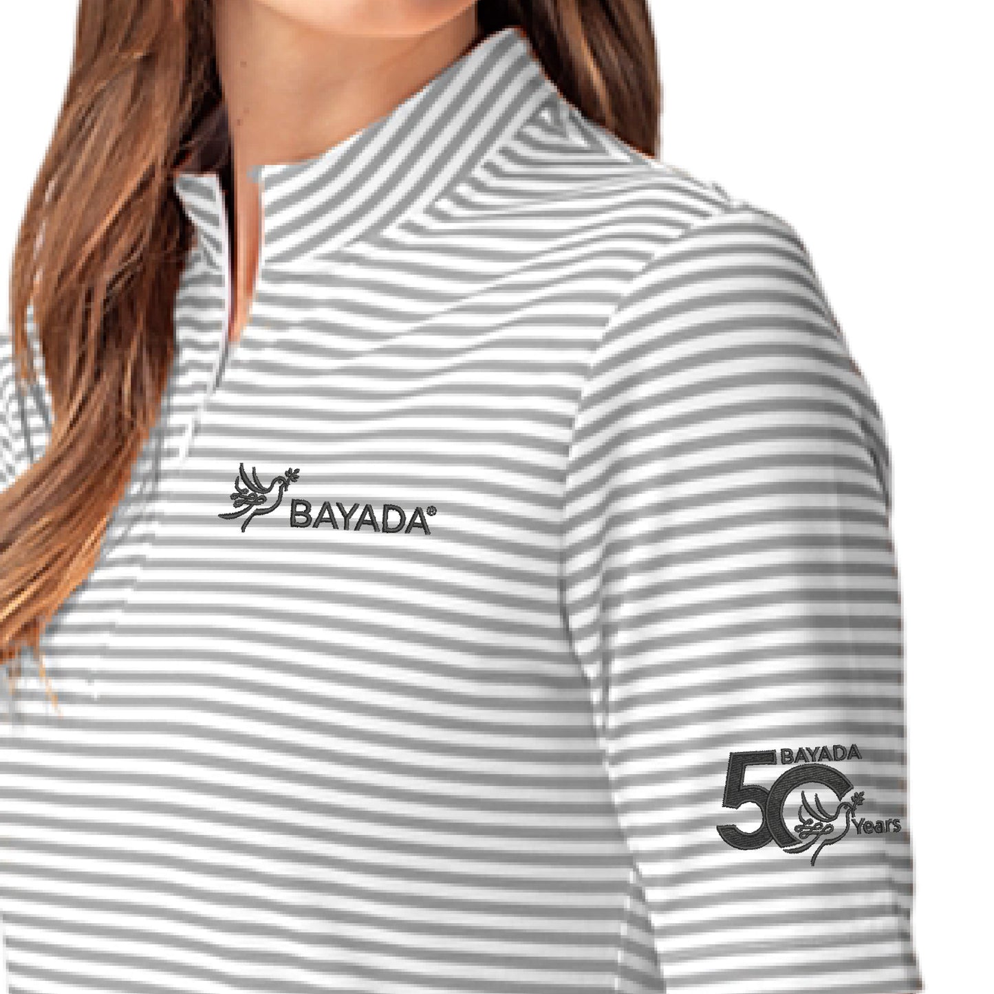 Ladies CutterBuck Virtue Stripe Top