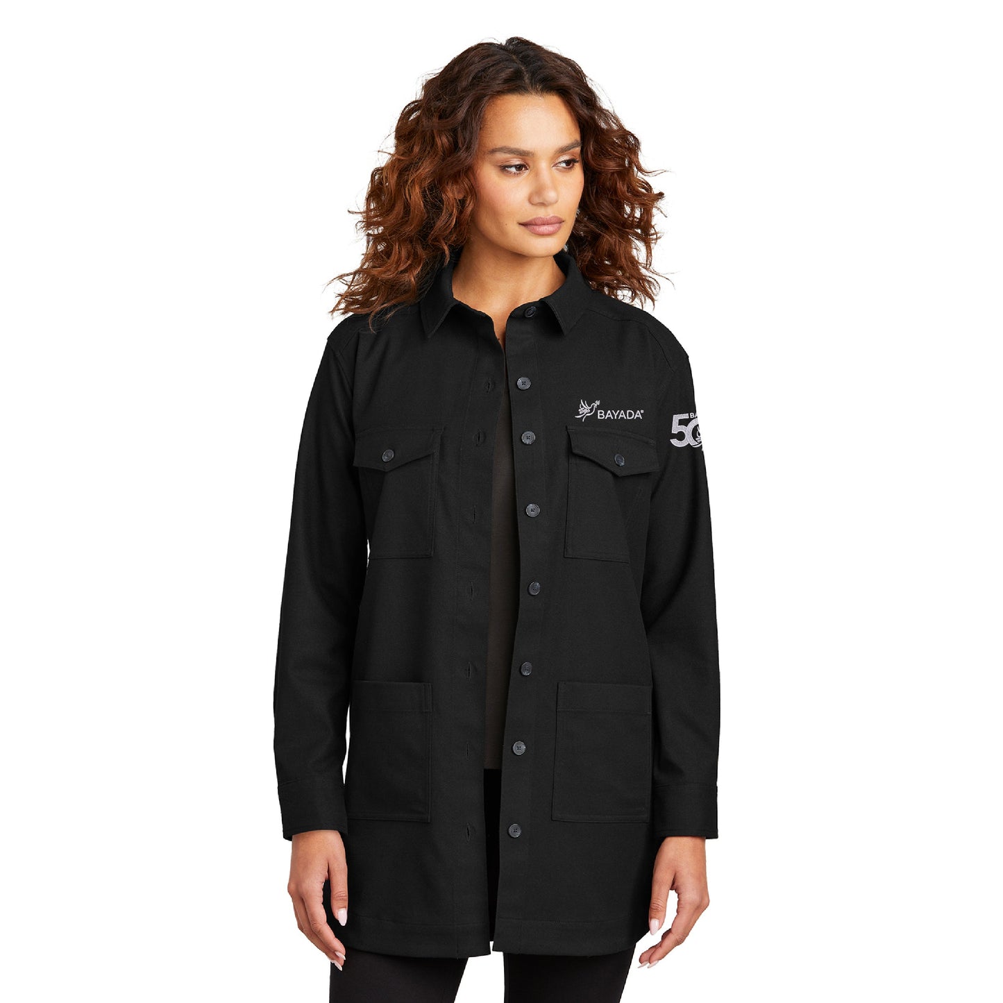 Mercer+Mettle™ Women’s Long Sleeve Twill Overshirt