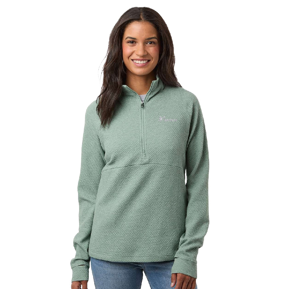 Textured Quarter-Zip Pullover