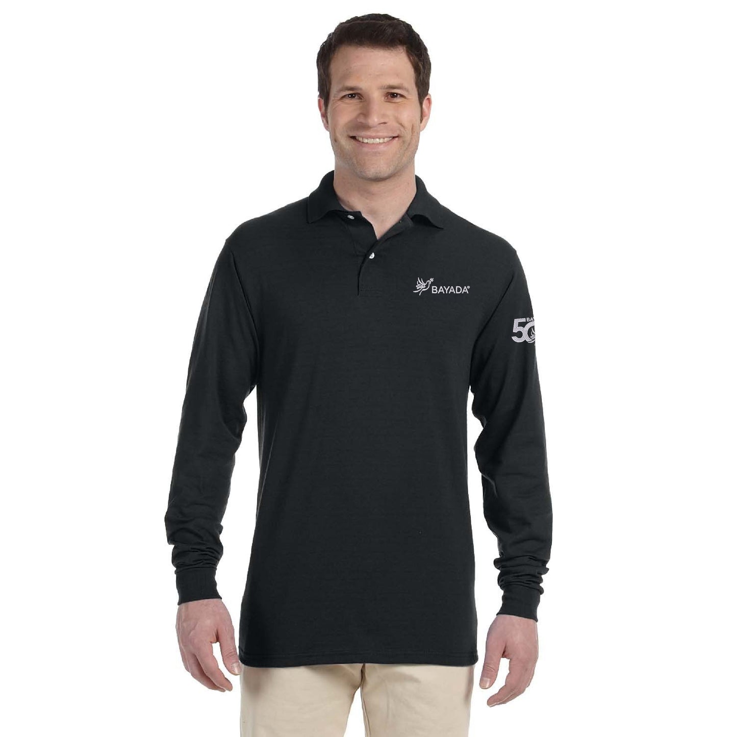 Long Sleeve Jerzees Polo