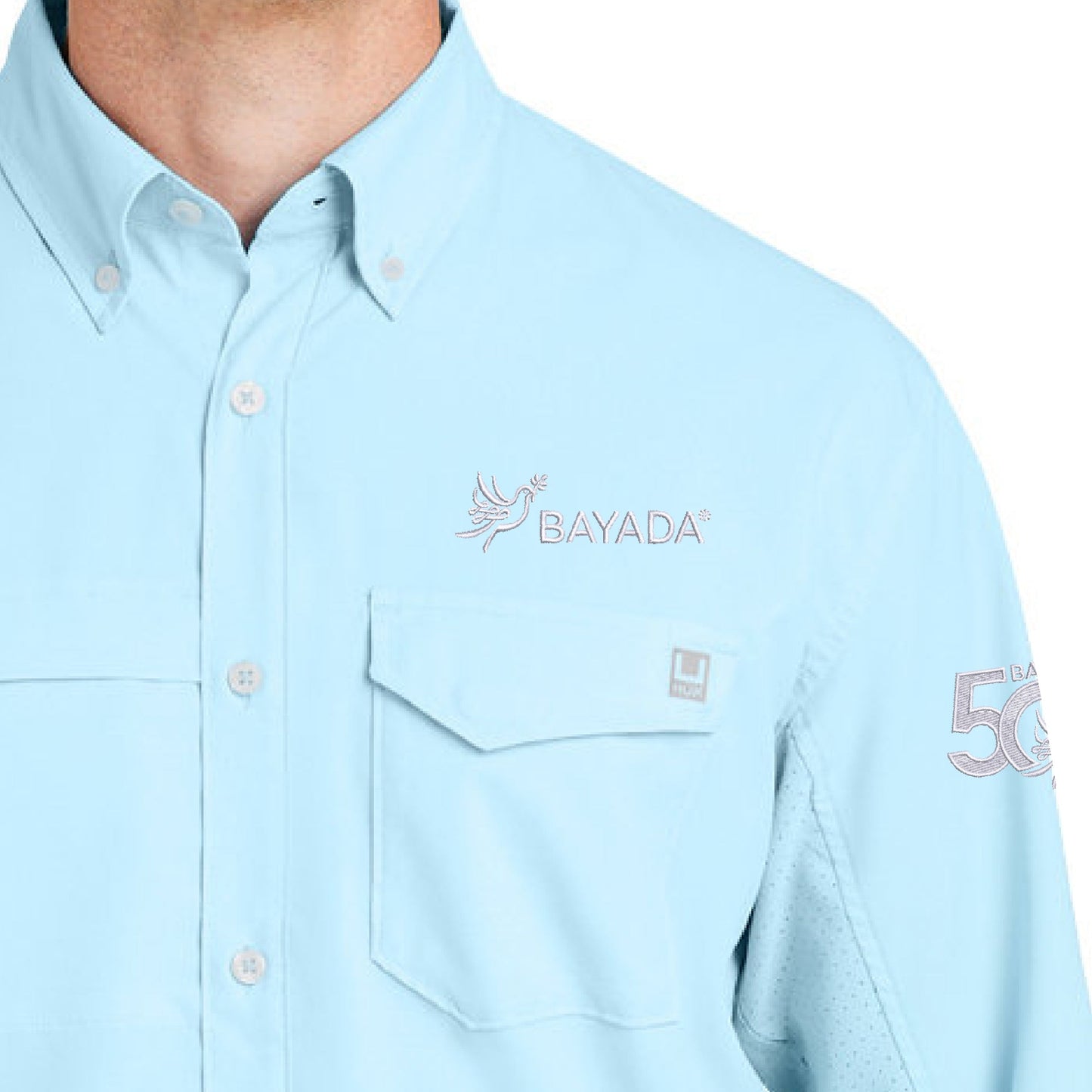 HUK Men's Tide Point Long Sleeve