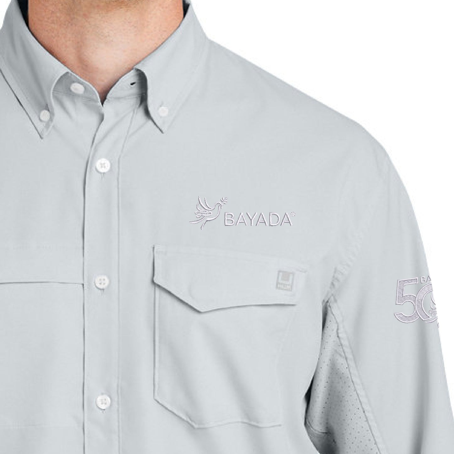 HUK Men's Tide Point Long Sleeve