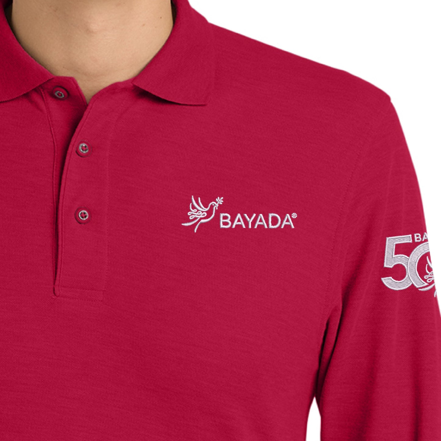 Silk Touch Long Sleeve Polo