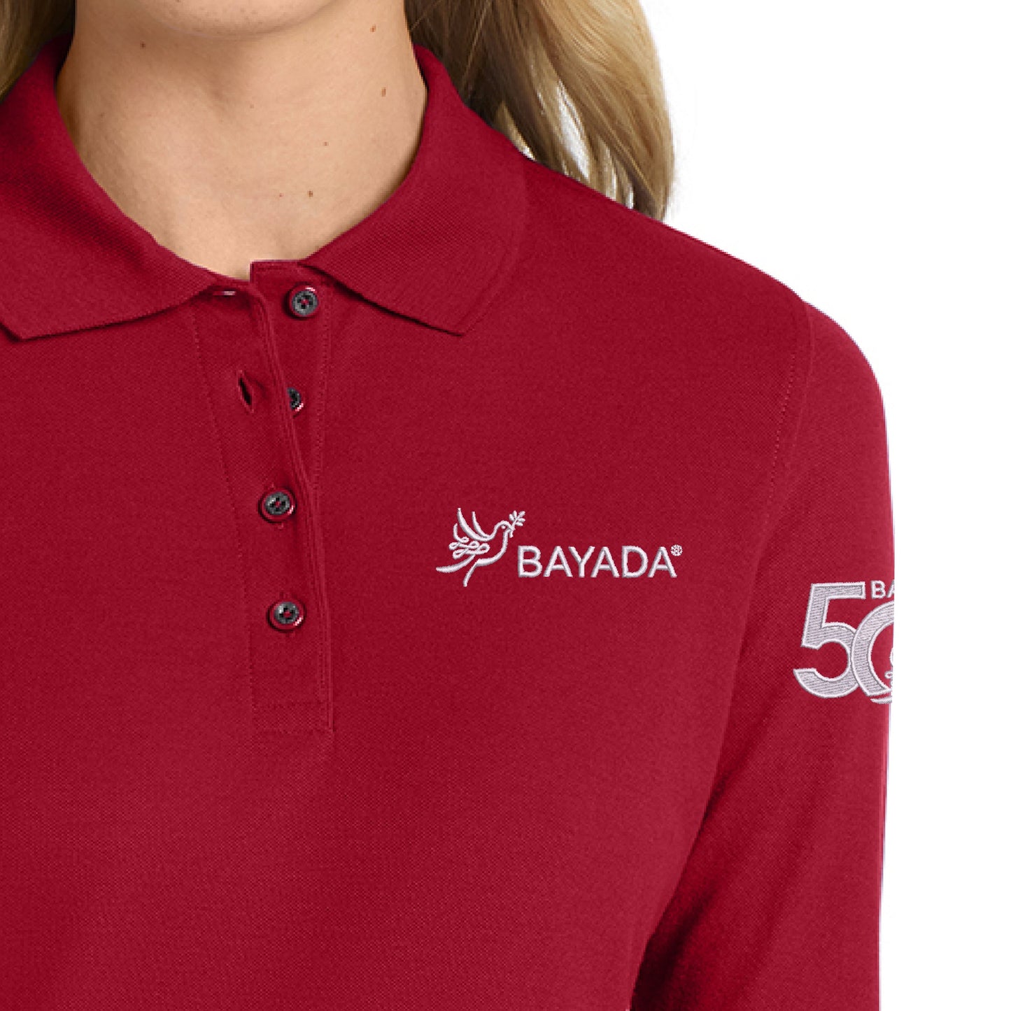 Ladies Silk Touch 3/4-Sleeve Polo
