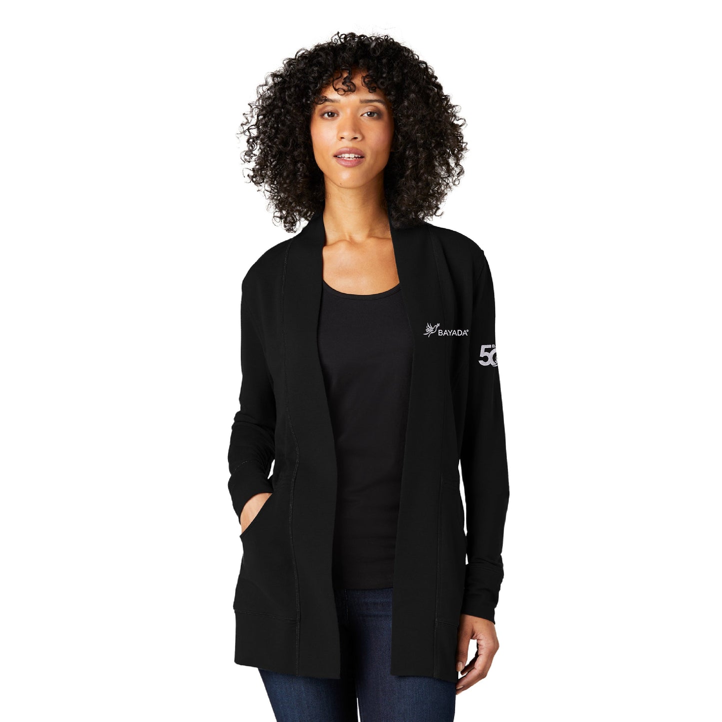 Port Authority® Ladies Microterry Cardigan