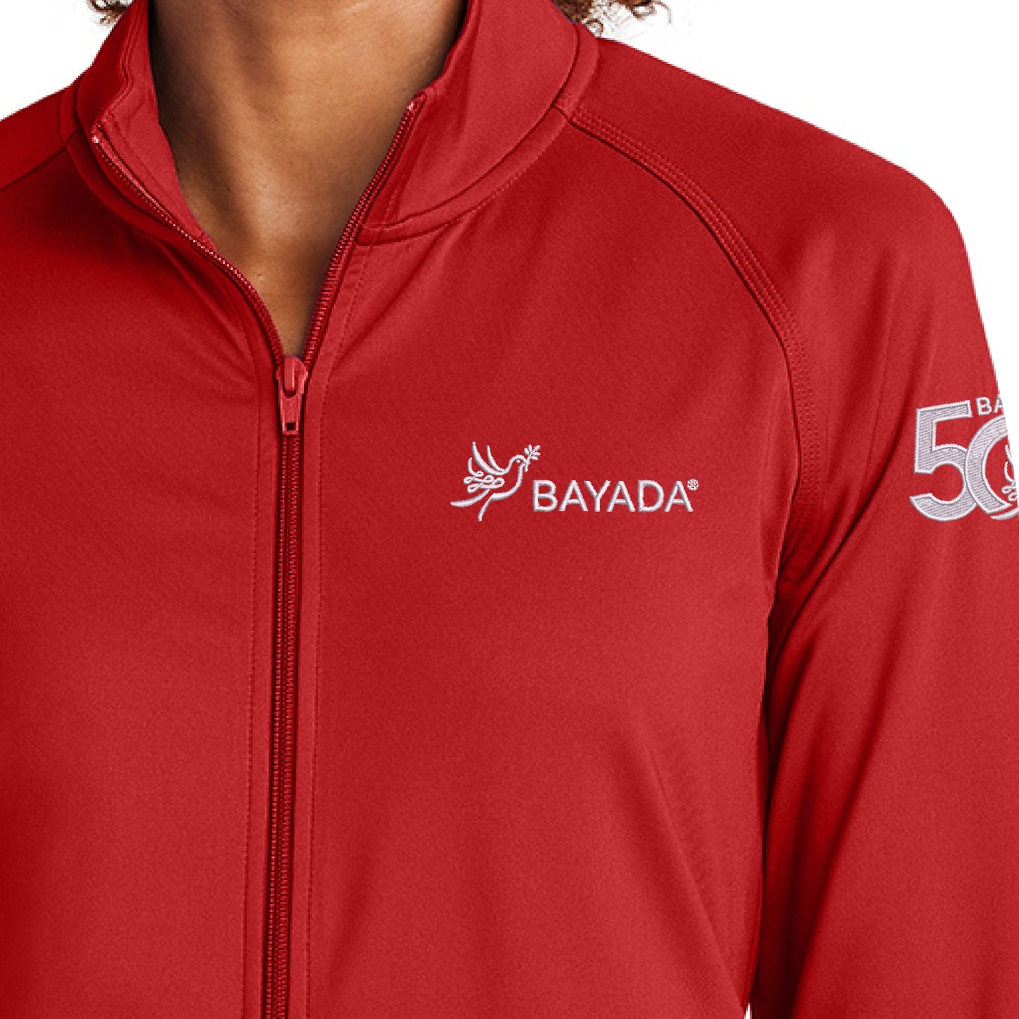 Ladies Sport-Wick Stretch Full-Zip Jacket