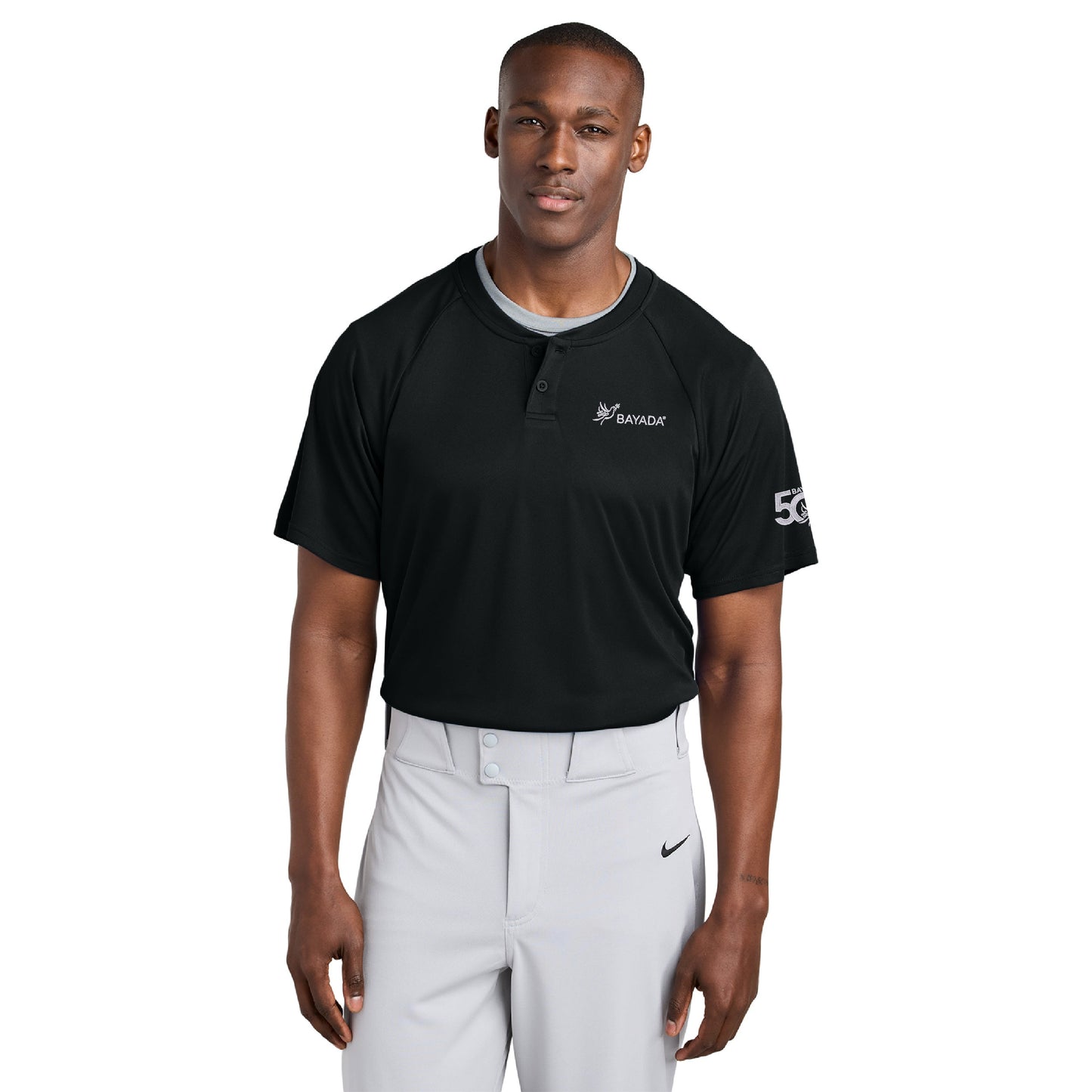 PosiCharge 2-Button Henley