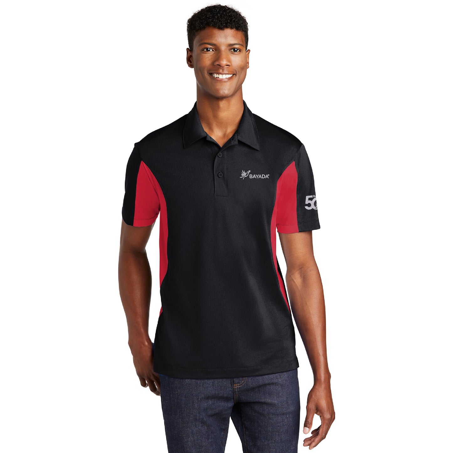 Side Blocked Sport-Wick Polo
