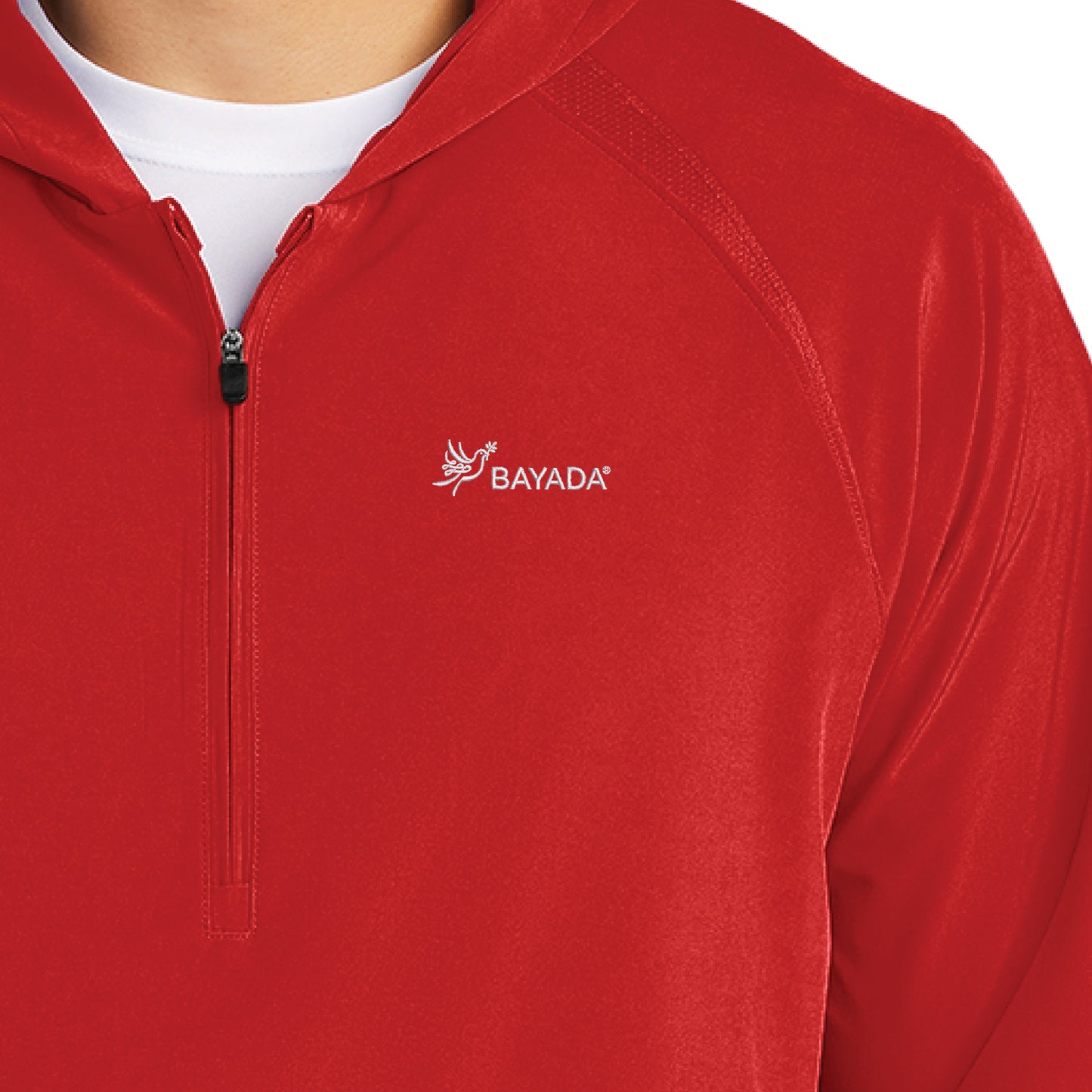 1/2-Zip Long Sleeve Hooded Jacket