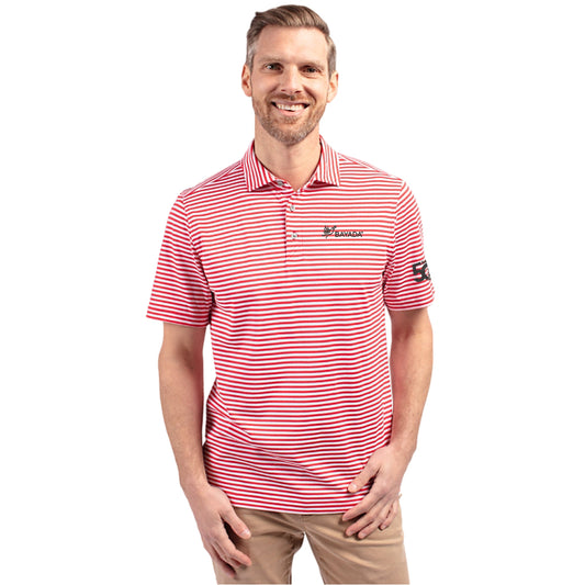 Mens CutterBuck Virtue Stripe Top