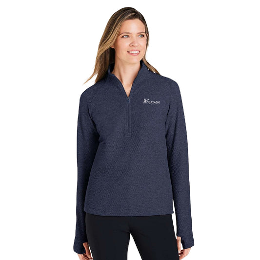 Textured Quarter-Zip Pullover