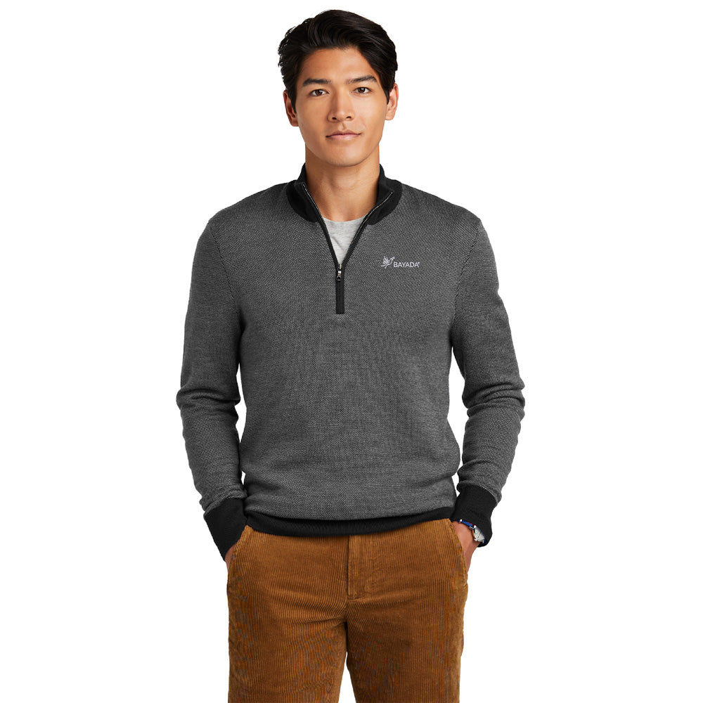 BB Merino Birdseye 1/4-Zip Sweater