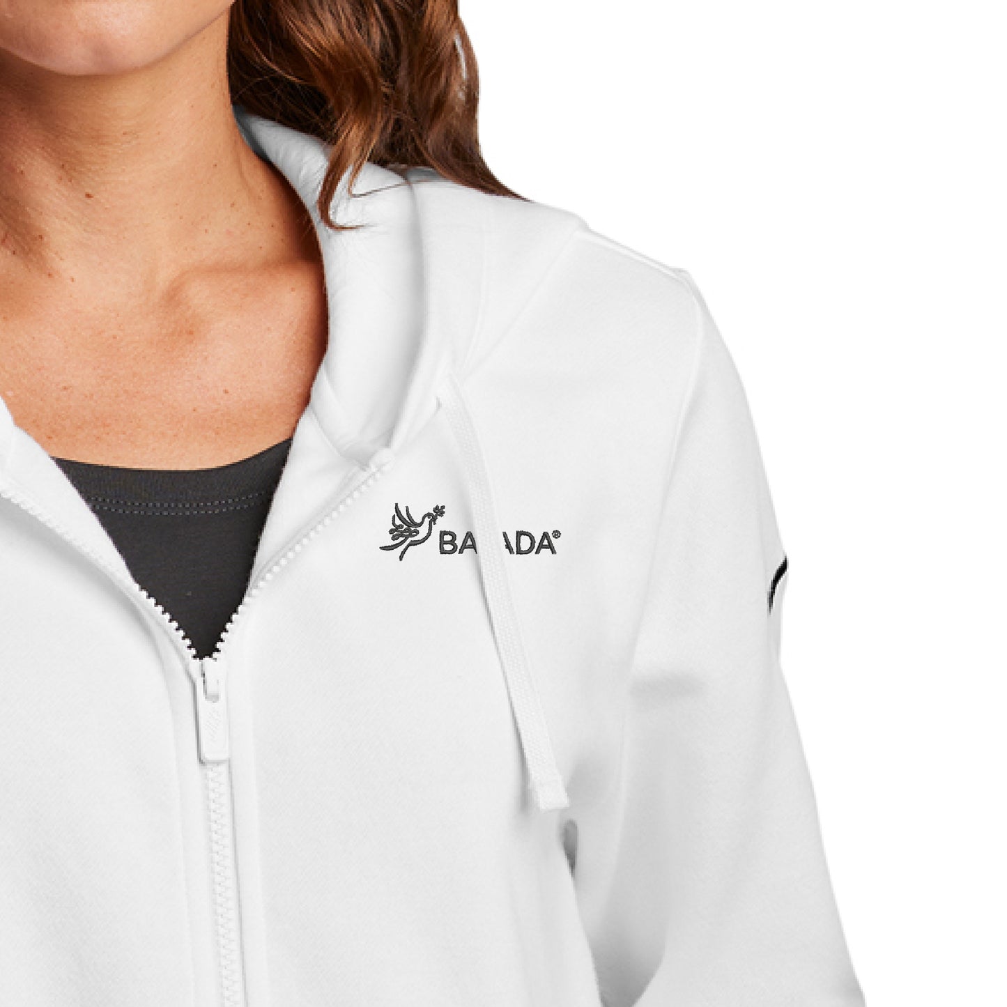 Nike Ladies Club Fleece Sleeve Swoosh Full-Zip Hoodie