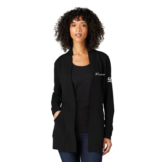 Port Authority® Ladies Microterry Cardigan