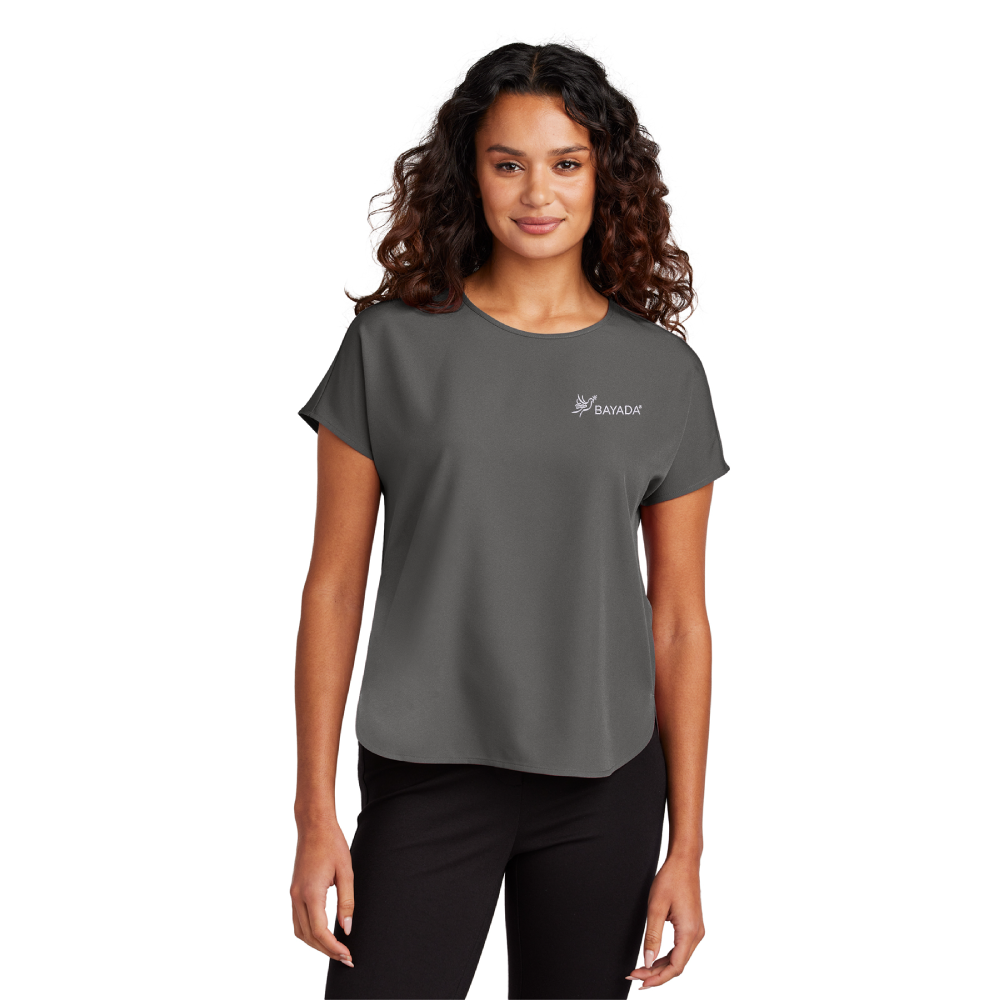 Women's Stretch Crepe Crew