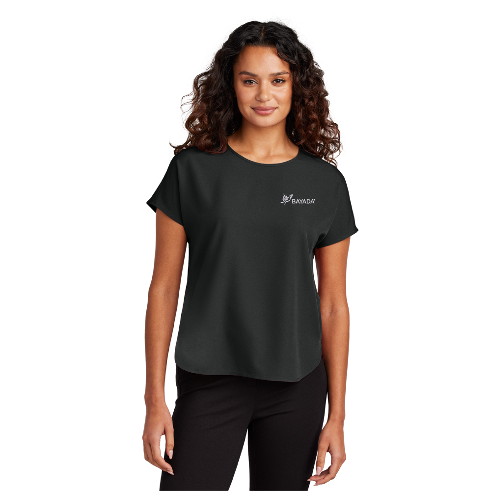 Women's Stretch Crepe Crew