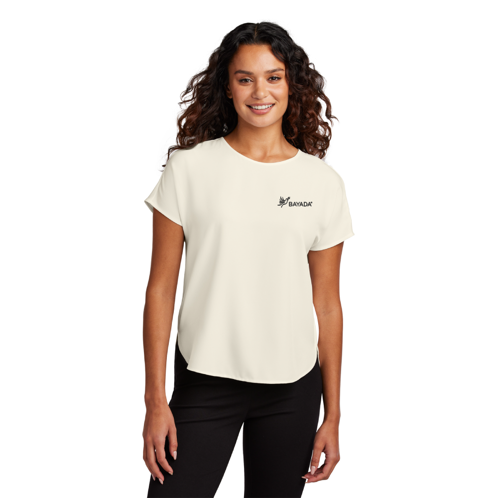 Women's Stretch Crepe Crew