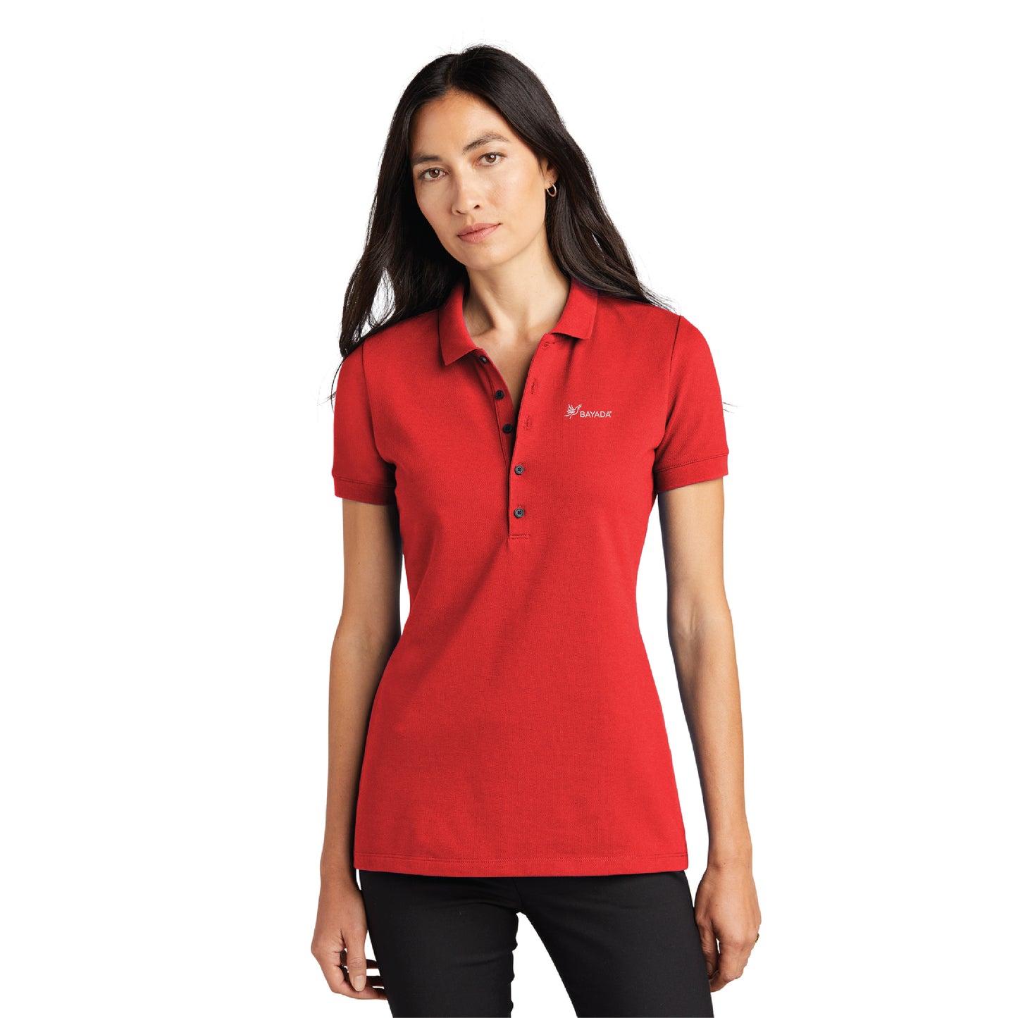 Ladies MM Stretch Heavywt Pique Polo