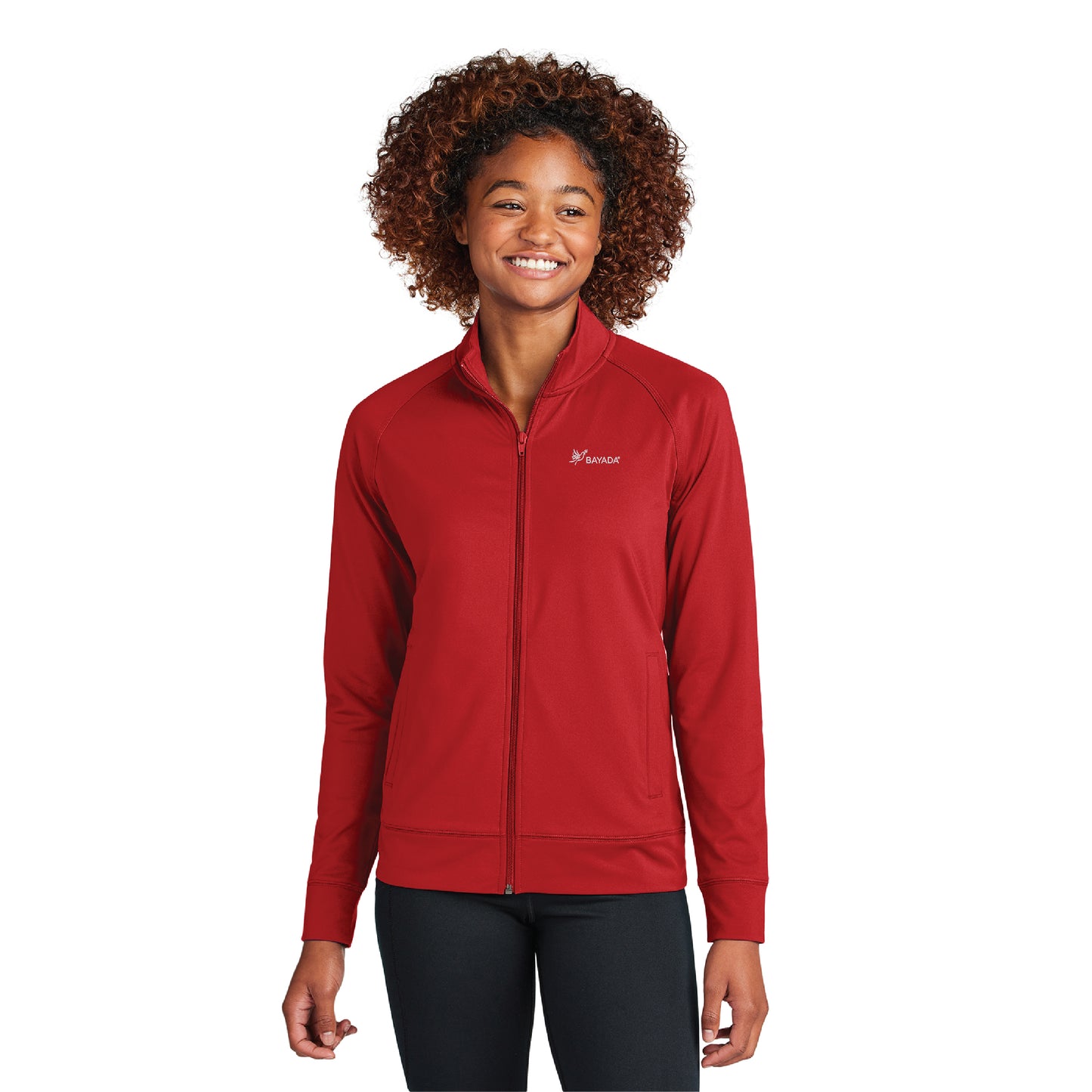 Ladies Sport-Wick Stretch Full-Zip Jacket