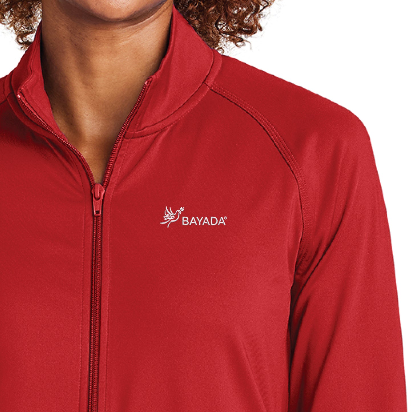 Ladies Sport-Wick Stretch Full-Zip Jacket