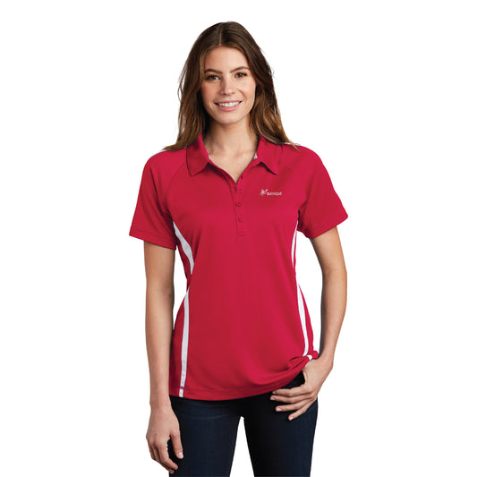 Ladies Micro-Mesh Colorblock Polo