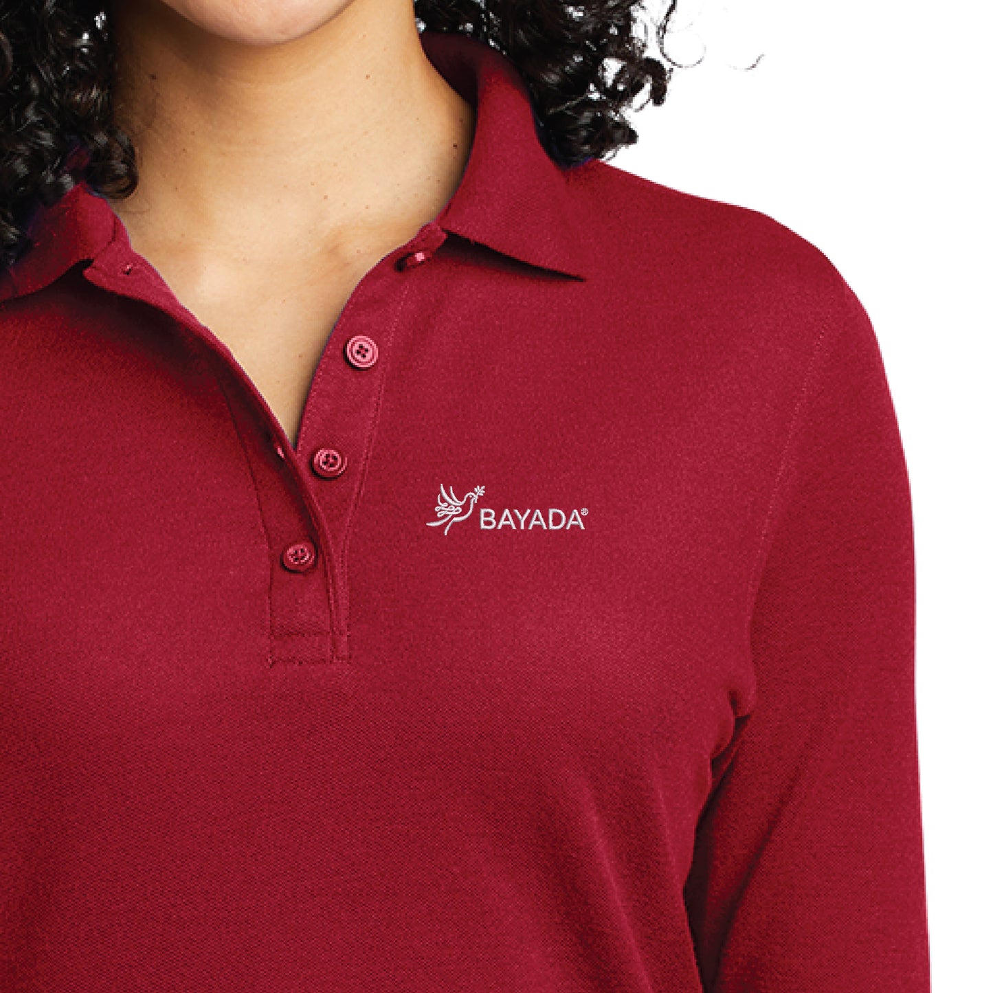 Ladies Silk Touch 3/4-Sleeve Polo